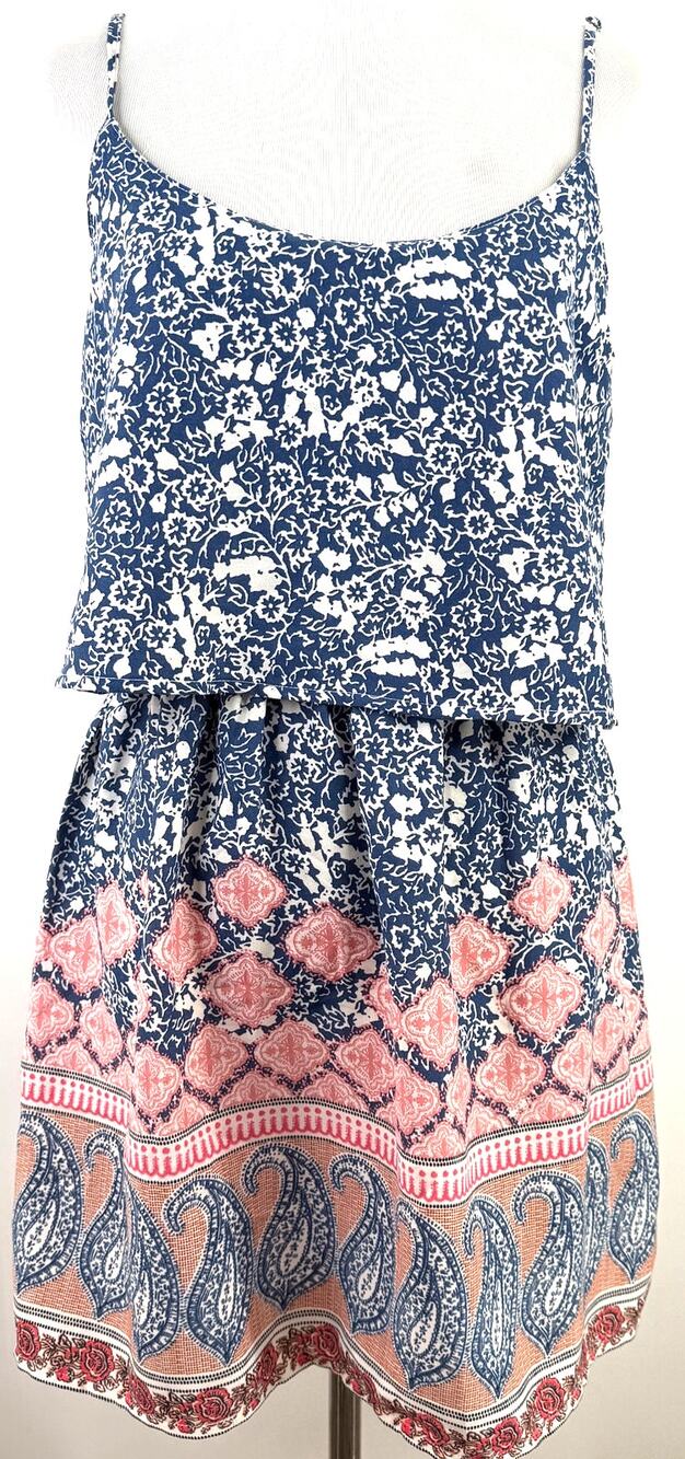 Abercrombie & Fitch Paisley Print Spaghetti Strap Dress Size Small